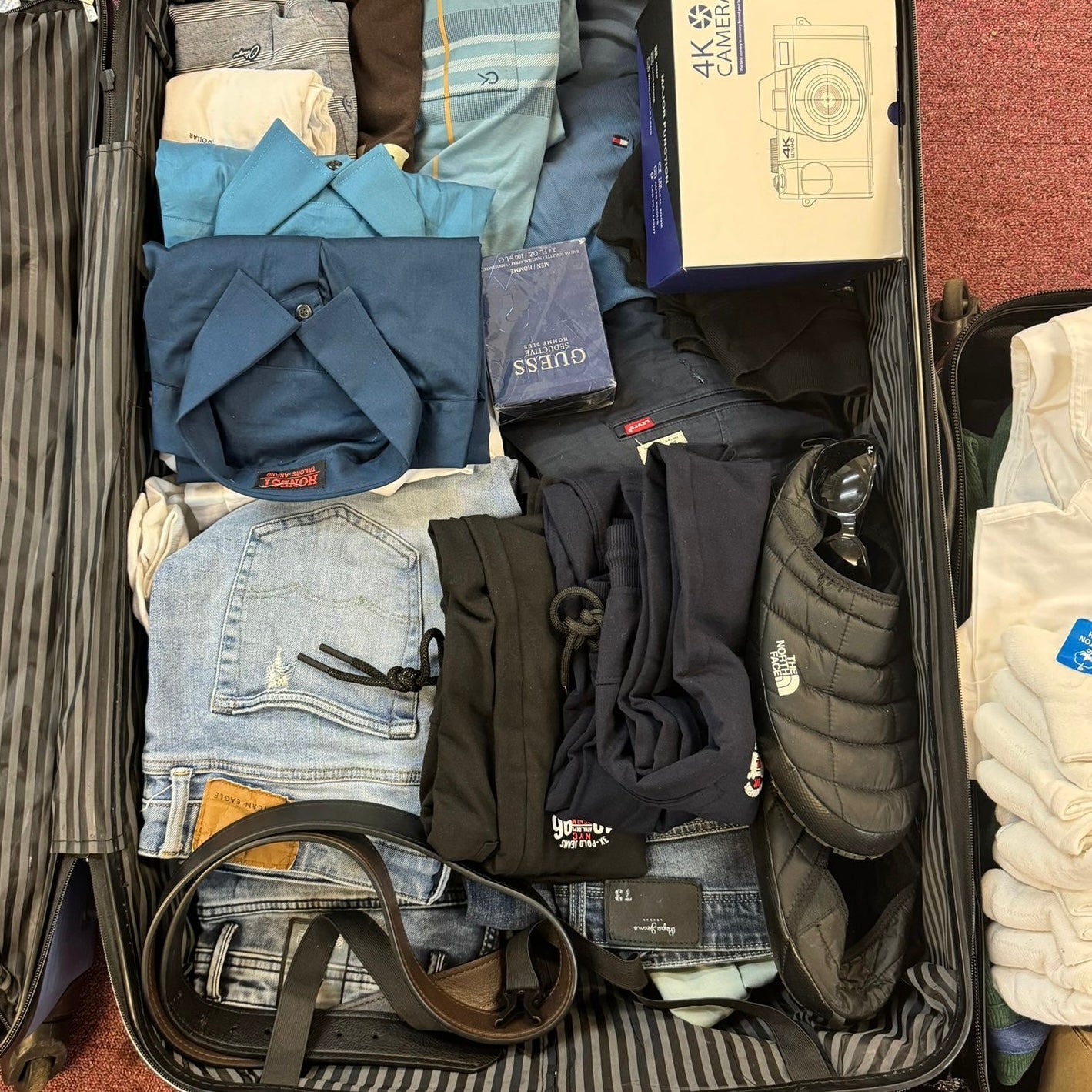 Recovered Full Airport Luggage Cases From Heathrow Airport