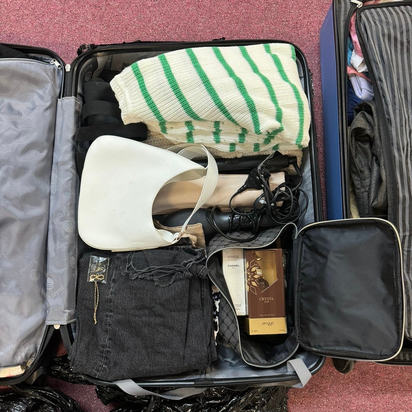 Recovered Full Airport Luggage Cases From Heathrow Airport