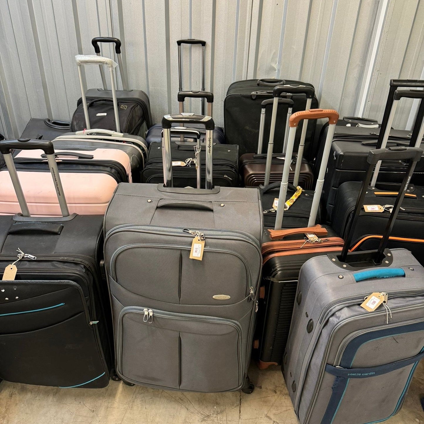 Recovered Full Airport Luggage Cases From Heathrow Airport