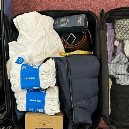 Recovered Full Airport Luggage Cases From Heathrow Airport